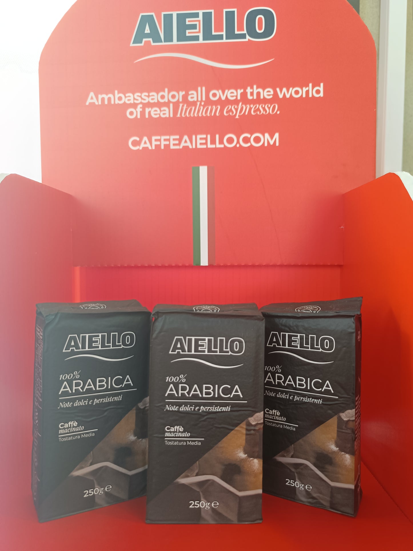 250 gr Caffe Aiello miscela arabica  MACINATO
